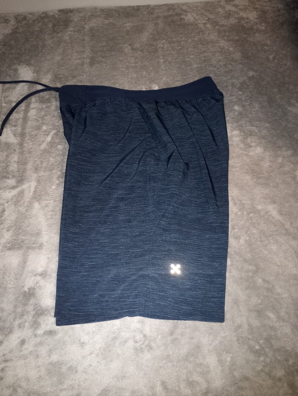 lululemon athletica Men's Performance Shorts in Dark Navy Heather Size Medium - Picture 2 of 14
